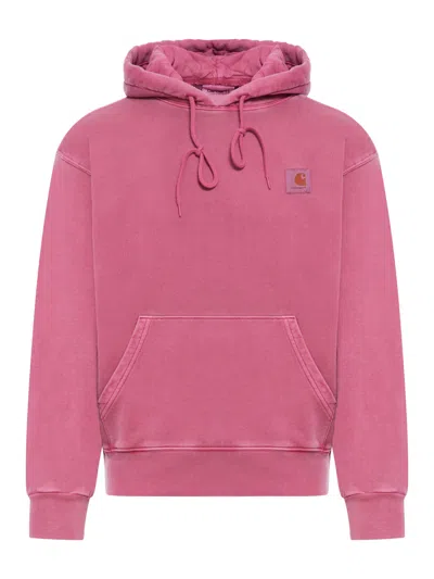 Carhartt Hooded Nelson Sweat In Fucsia