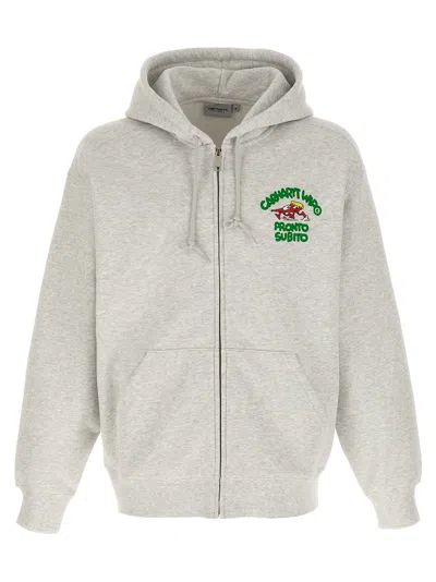 CARHARTT HOODED PRONTO SWEATSHIRT GRAY