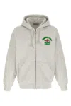Carhartt Graphic Hooded Sweatshirt Drawstring Style In Gray