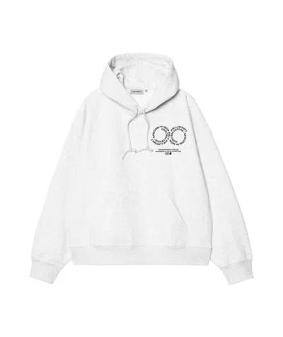 Carhartt Hooded Rotation Sweatshirt In White