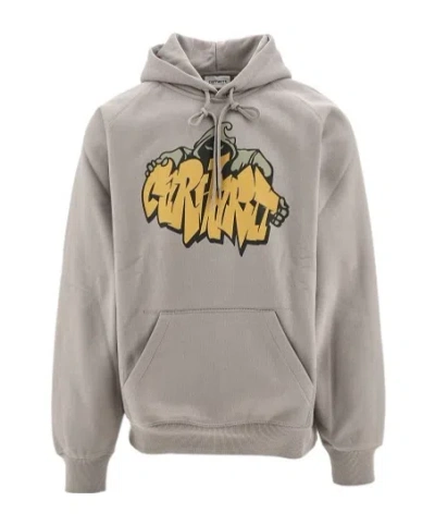 Carhartt Hooded Sweater In Gray