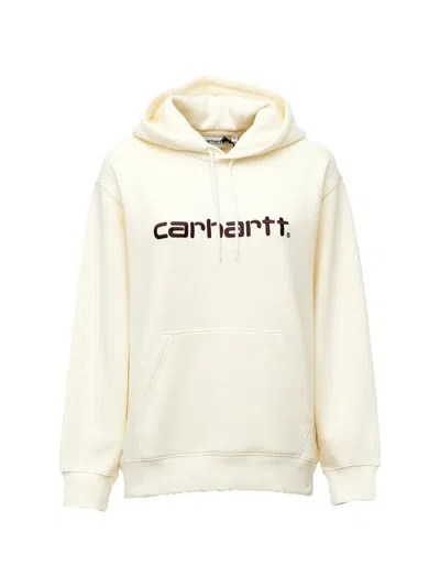 Carhartt Hooded Sweatshirt In Neutral