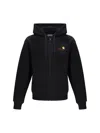 Carhartt Cotton Blend Sweatshirt With Logo In Black