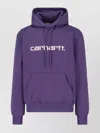 Carhartt Hooded Sweatshirt Featuring Kangaroo Pocket In Purple