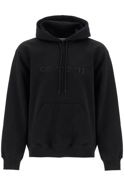 Carhartt Hooded Sweatshirt With In Black
