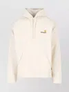 Carhartt Hooded American Script Sweatshirt Natrual In White