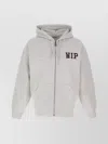 Carhartt Hooded Sweatshirt With Front Pockets And Ribbed Cuffs In White