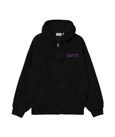 Carhartt Hooded Think Tank Sweatshirt In Black