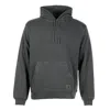 Carhartt Hooded Torion Sweat Black Grind Wash In Blue