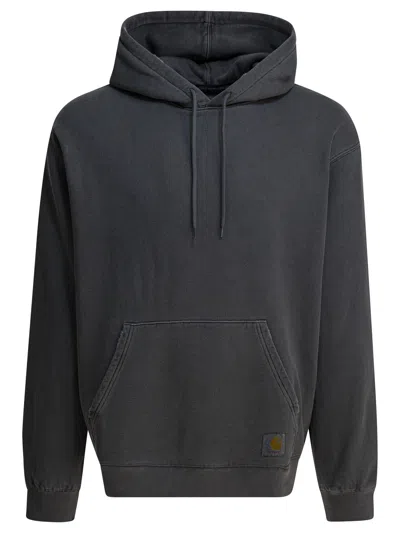 Carhartt Hooded Torion Sweatshirts Grey In Black