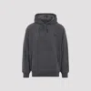 Carhartt Hooded Cotton Vista Sweater With Tonal Details And Logo Patch In Gray