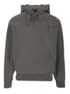 Carhartt Hooded Vista Sweatshirts Black In Gray