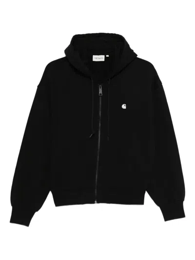 Carhartt Hooded Zip Jacket In Black
