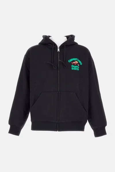 Carhartt Pronto Zip-up Hoodie In Black