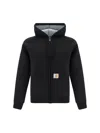 Carhartt Wip Black Polyester Cotton Jacket In Black