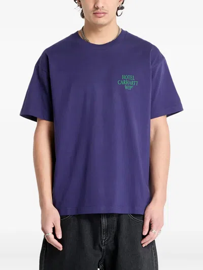 Carhartt Hotel Keys Graphic T-shirt In Blue