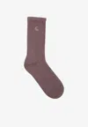 Carhartt Hudson Ankle Socks In Brown