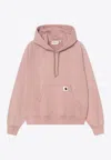 Carhartt Wip Hooded Hudson Sweatshirt In Daphne Colour In Purple