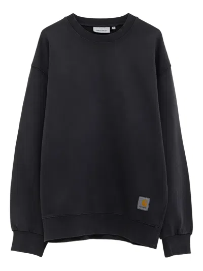 Carhartt Black Crewneck Logo Sweatshirt