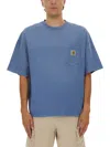 Carhartt Hudson Pocket T-shirt In Blue