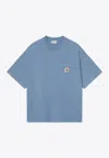 Carhartt Mens Sorrent Hudson Crewneck Cotton-jersey T-shirt In Blue