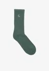 Carhartt Hudson Ribbed Socks In Green