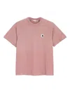 Carhartt Hudson Square-label T-shirt In Pink