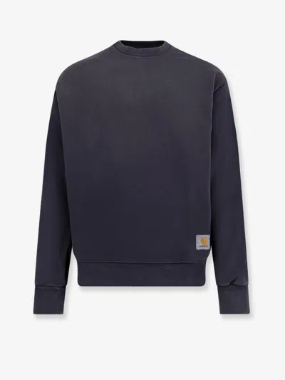 Carhartt Hudson Sweat Cotton Sweatshirt In Black