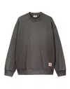 Carhartt Hudson Black Sweatshirt In Gray