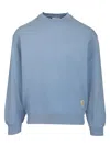 Carhartt Hudson Cotton Sweatshirt In Blue