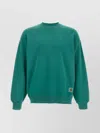 Carhartt Hudson Sweatshirt With Ribbed Cuffs And Hem In Green