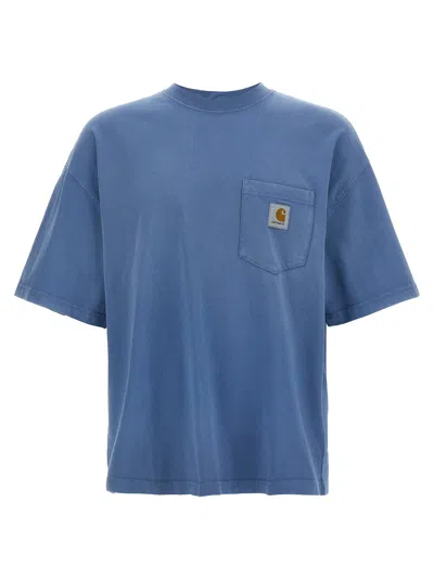 CARHARTT HUDSON T-SHIRT LIGHT BLUE