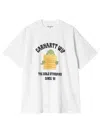 Carhartt Wip Short Sleeves Gold Standard T-shirt In White