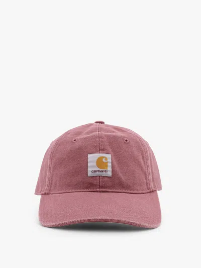 Carhartt Icon Peaked Cotton Hat In Pink