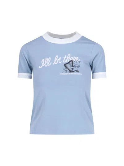 Carhartt 'i'll Be There' T-shirt In Light Blue