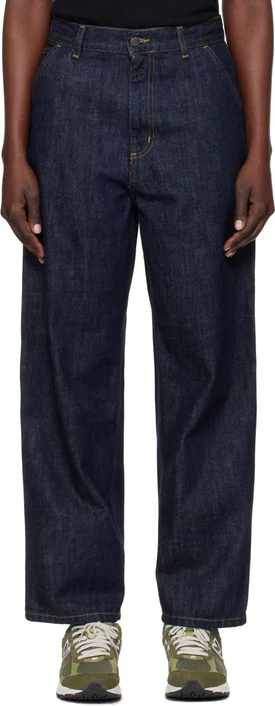Carhartt Indigo Brandon Single Knee Jeans In Blue