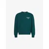 Carhartt Ip Mens Dark Fir Alumni Brand-embroidery Cotton-jersey Sweatshirt In Green