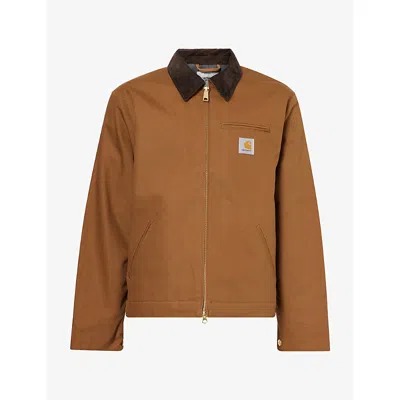 Carhartt Ip Mens Detroit Winter Cotton Jacket Hamilton Brown / Tobacco