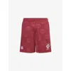 Carhartt Ip Mens Heart Jacquard, Mulberry Hartt's Football Two-slip-pockets Woven Shorts