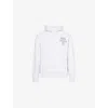 Carhartt Logo Cotton Hoodie With Drawstring Hood In White