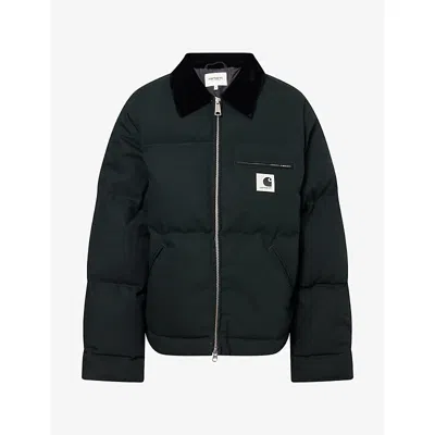 Carhartt Ip Womens Raymond Padded Cotton Jacket Raven / Black