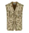 Carhartt Irwin Camo Duck Desert Vest In Green