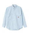 Carhartt Irwin Oversized Shirt In Blue