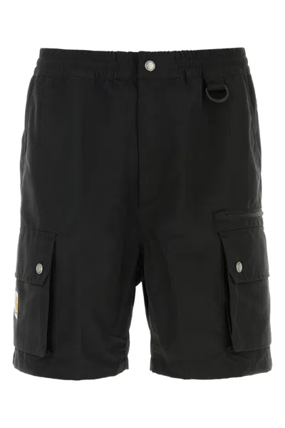 Carhartt Black Polyester Irwin Short In Black