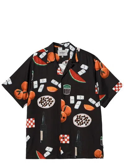 Carhartt Isis Maria Dinner Shirt, Blouse Multicolor In Black