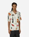 Carhartt Printed Poplin S/s Isis Maria Dinner Shirt In White