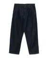 Carhartt Straight Trousers With Front Pleats And Pockets In Black