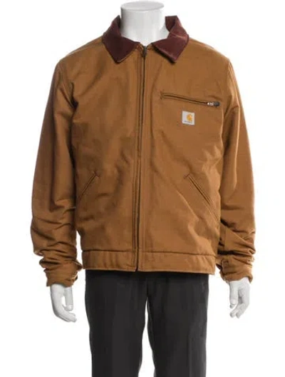 Pre-owned Carhartt Jacket In Brown