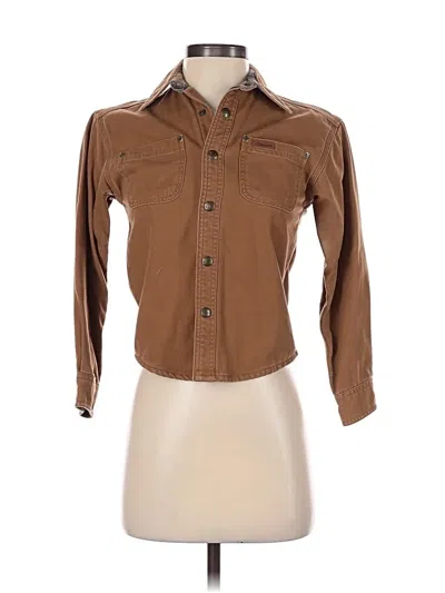 Pre-owned Carhartt Jacket In Brown