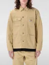 Carhartt Michigan Organic Cotton Shirt Jacket In Beige